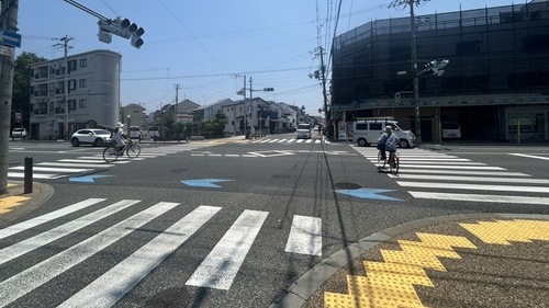 信号機がある交差点